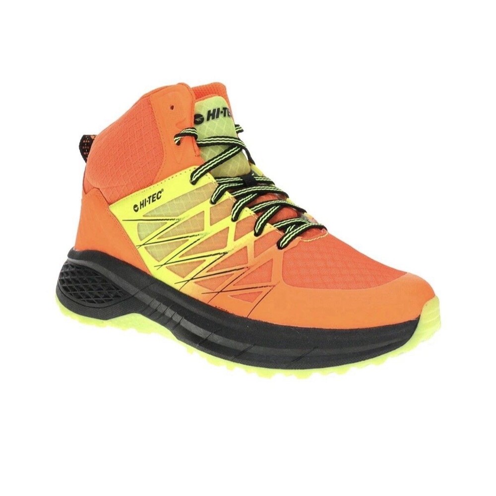Hi-Tec Ravus Mid Hiking  Mens Orange Casual Boots CH80046M-OYB Size 10